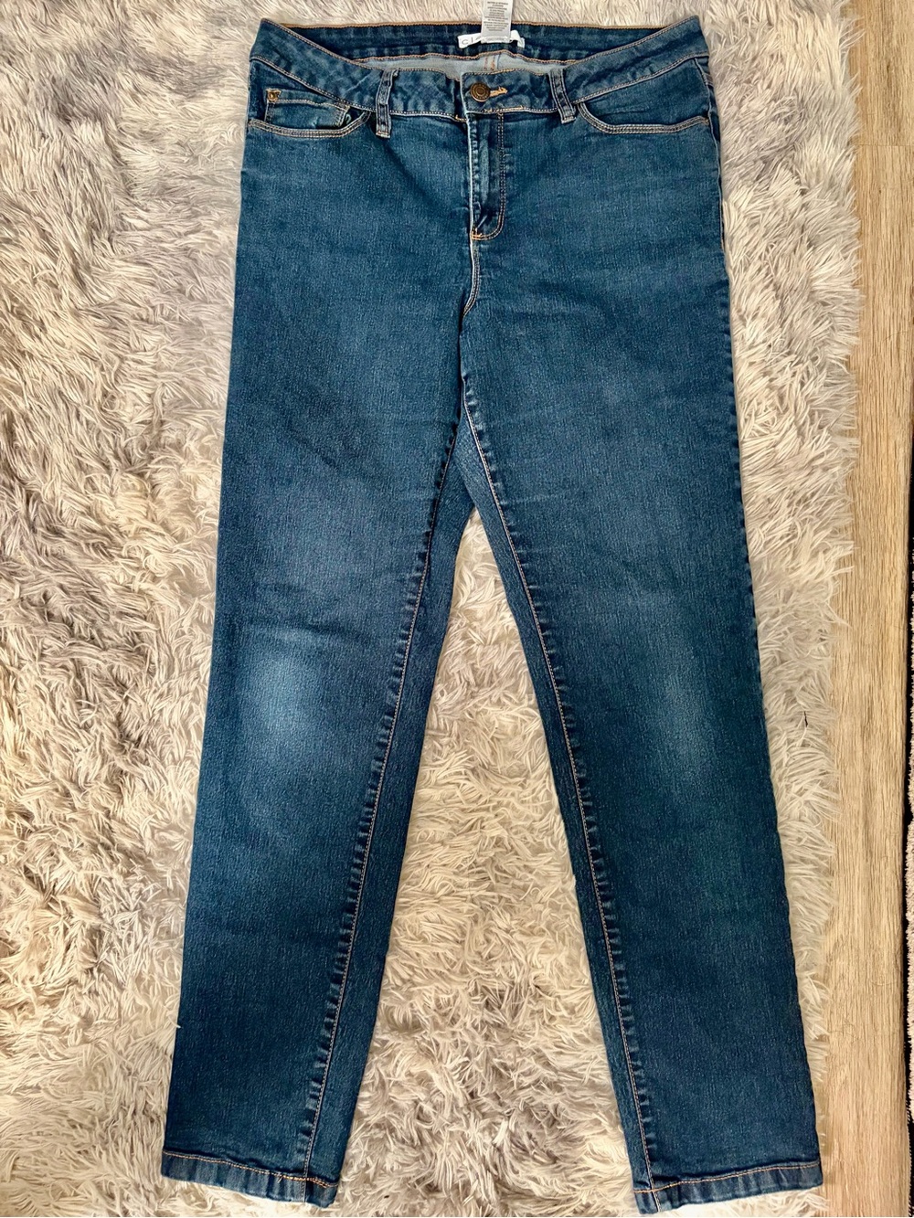 Cleo Women’s Dark Wash Jeans - Classic Slim (Everyday) Cut - Size 10 Women’s